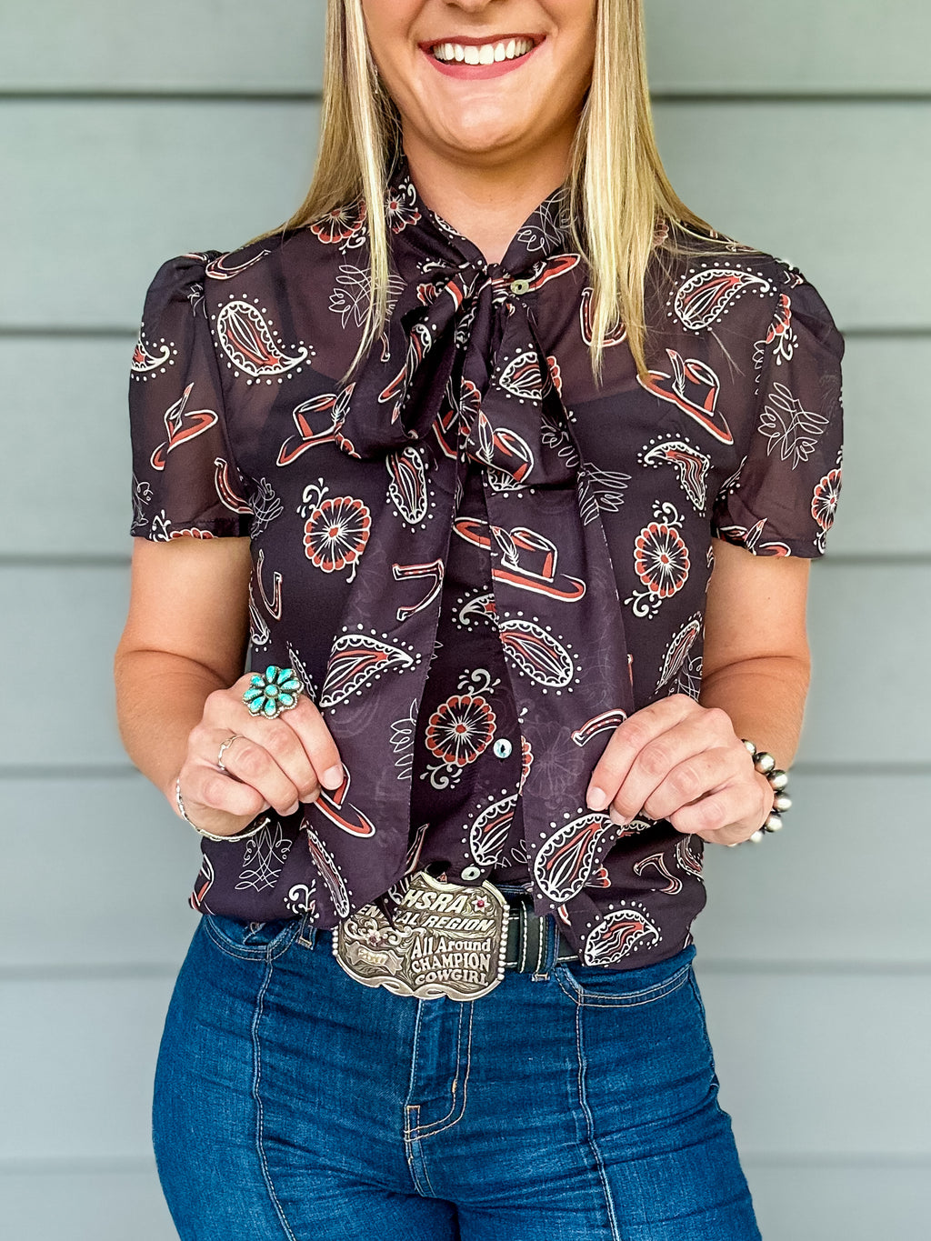 Classy Cowgirl Top
