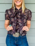 Classy Cowgirl Top