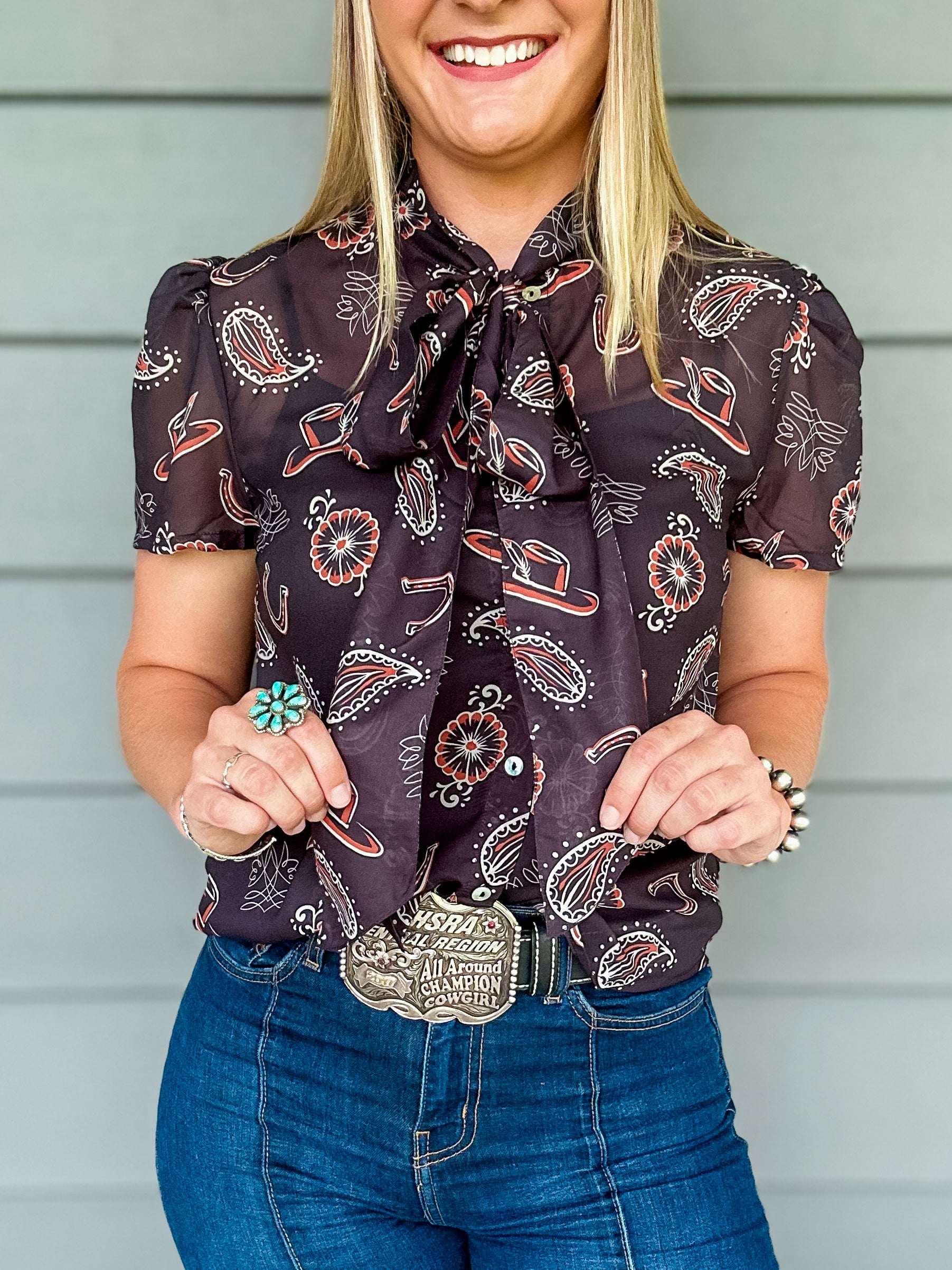 Classy Cowgirl Top