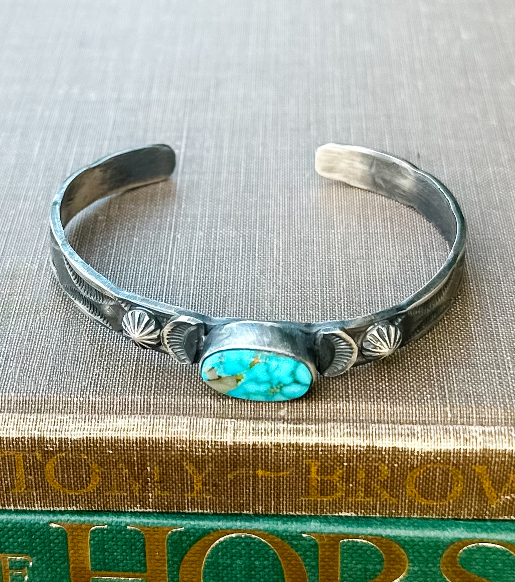 Navajo Handmade Sonoran Gold Cuff