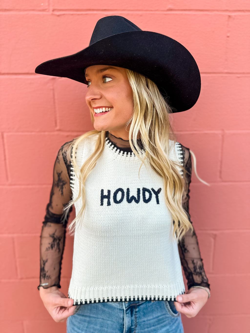 Howdy Knit Pullover Sweater