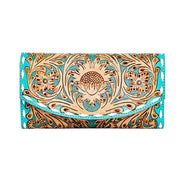 Levi hand tooled wallet