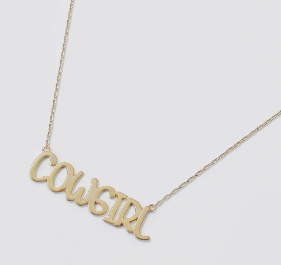 Cowgirl Necklace (Gold)