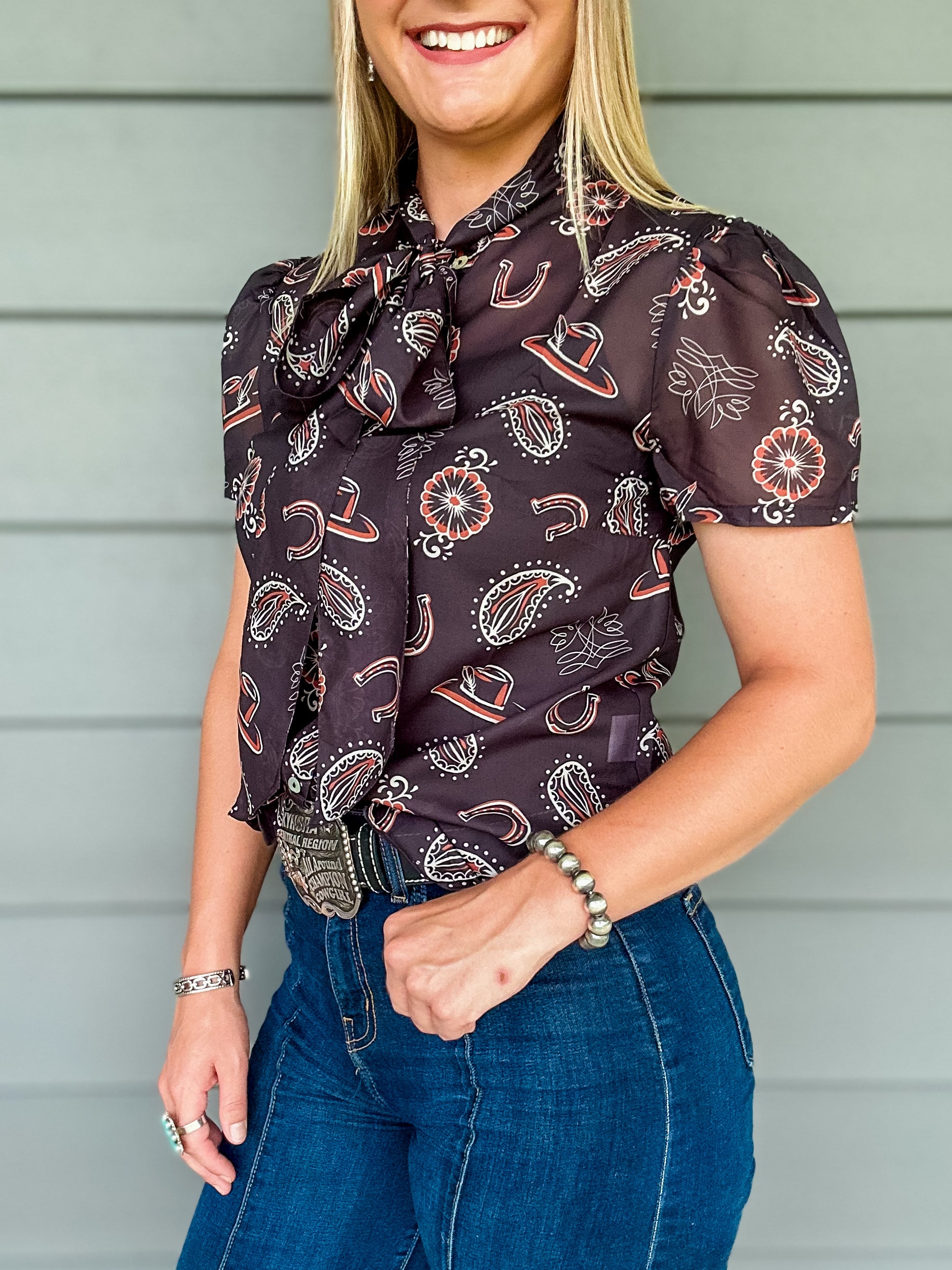 Classy Cowgirl Top