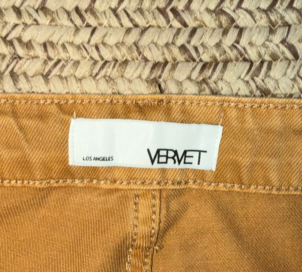 Vervet By Flying Monkey Distressed Tan Pants