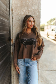 Angus Highway Knit Sweater (Brown)