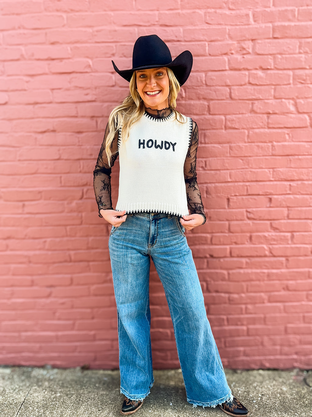 Howdy Knit Pullover Sweater