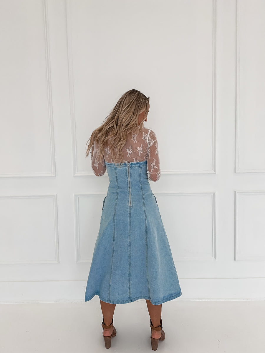 Daisy Denim Dress