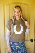 Hold Your Horses Sweater Vest