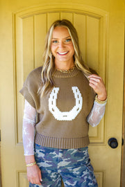 Hold Your Horses Sweater Vest