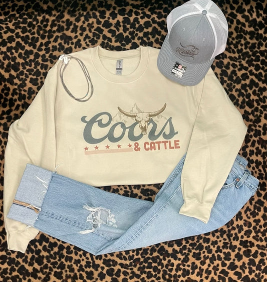 Coors and Cattle sweatshirt