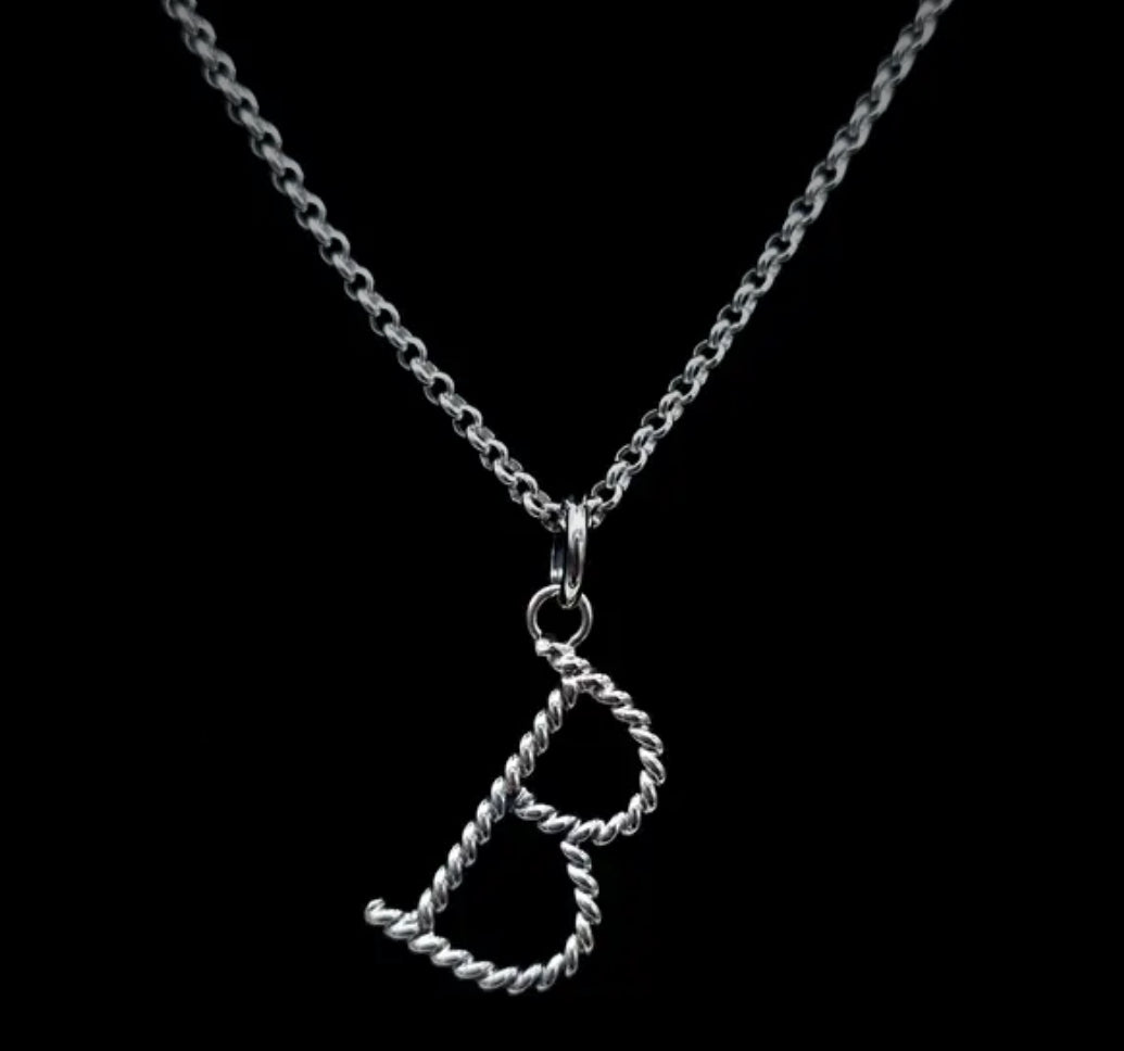 Sterling Silver Initial Charm