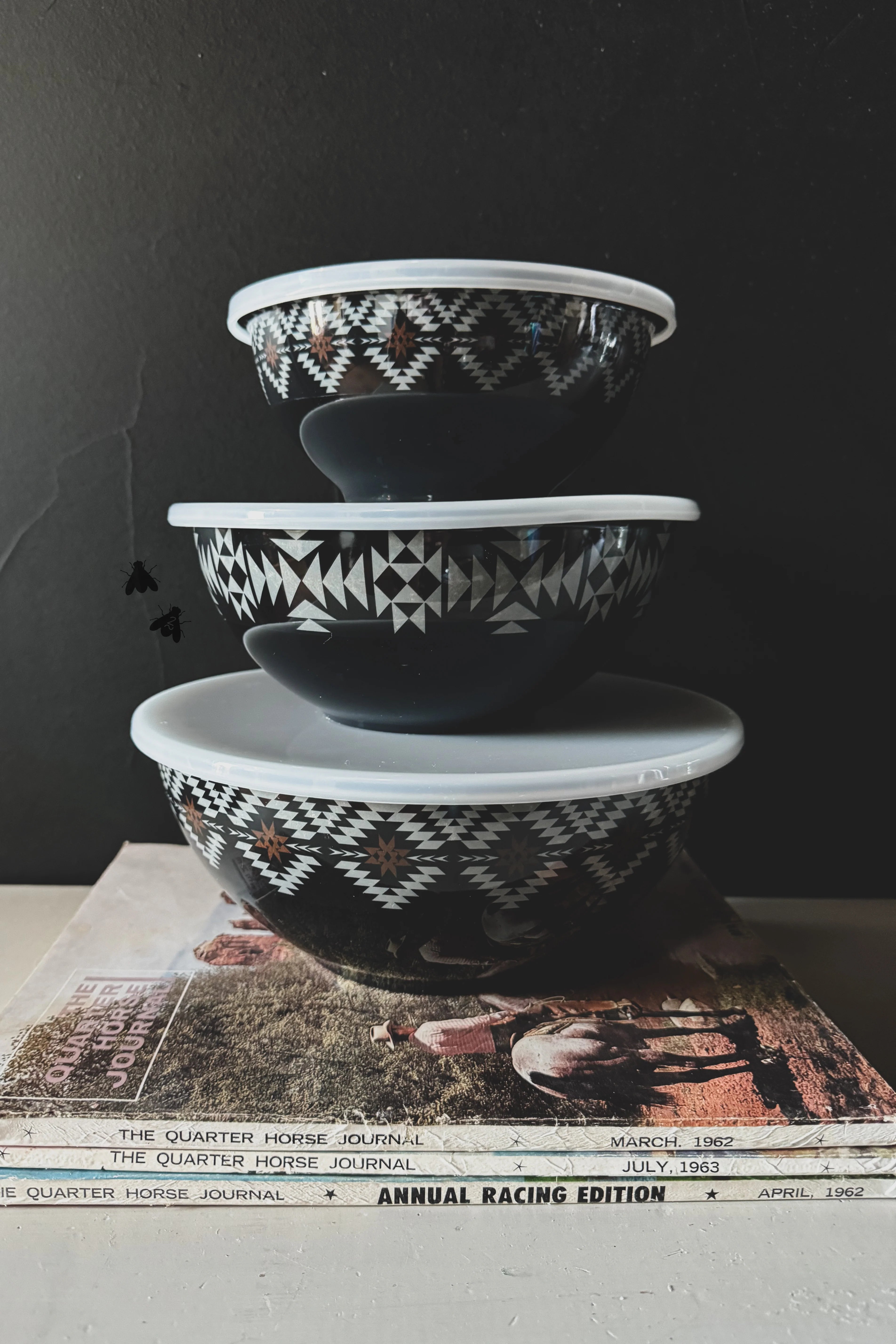 Set of 3 western bowls and it’s Aztec designs 