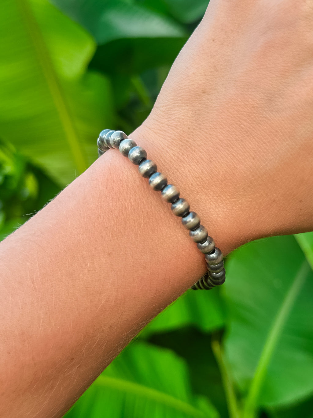 6mm Sterling Silver Pearl Bracelet