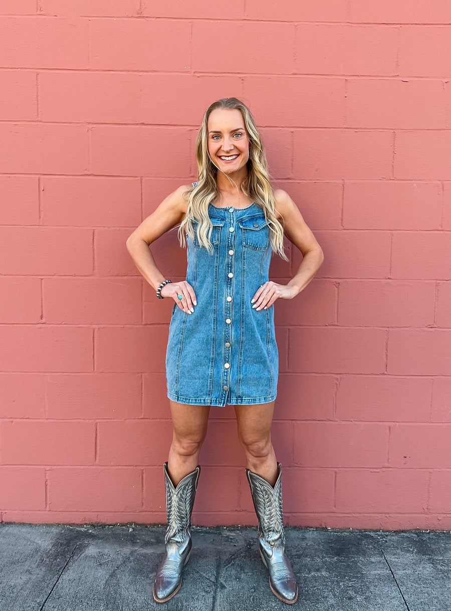 Macie Denim Dress