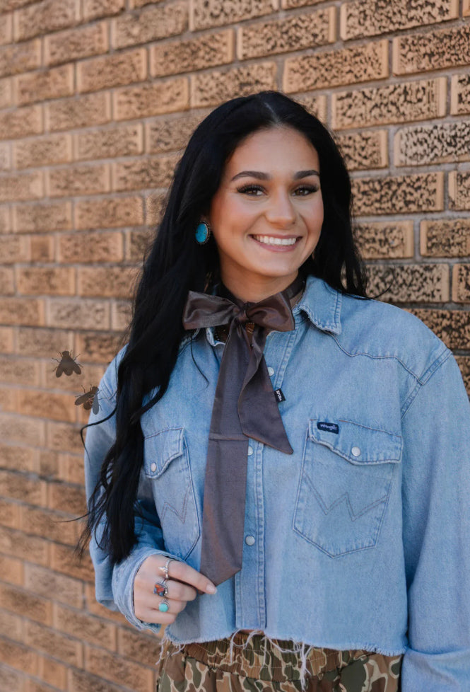 Leather Lux Twilly (Chocolate)