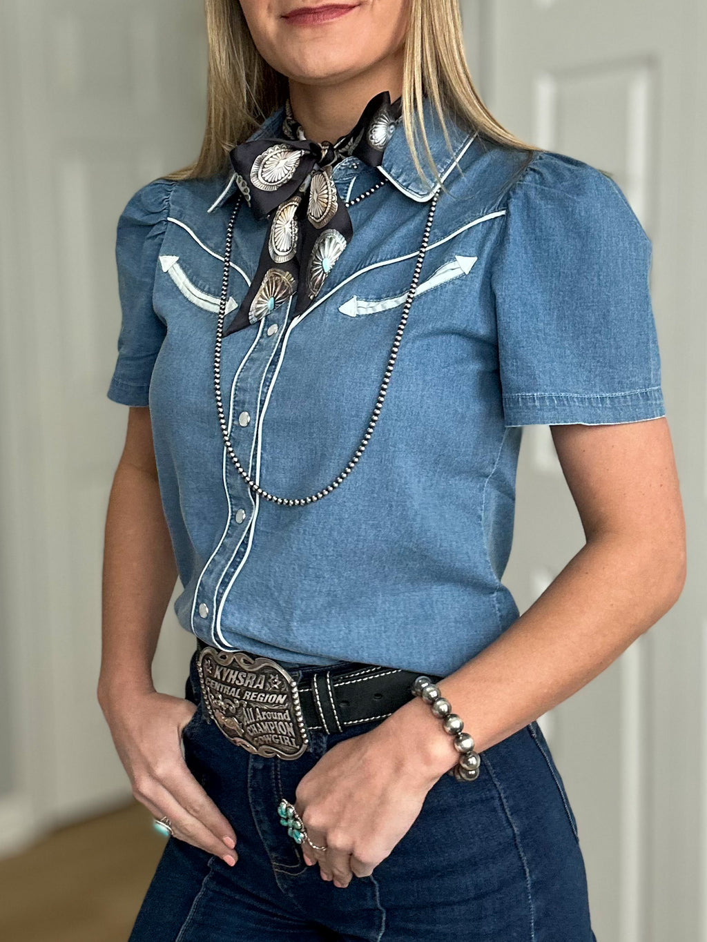 Denim Darlin Button Up (RESTOCK OTW)