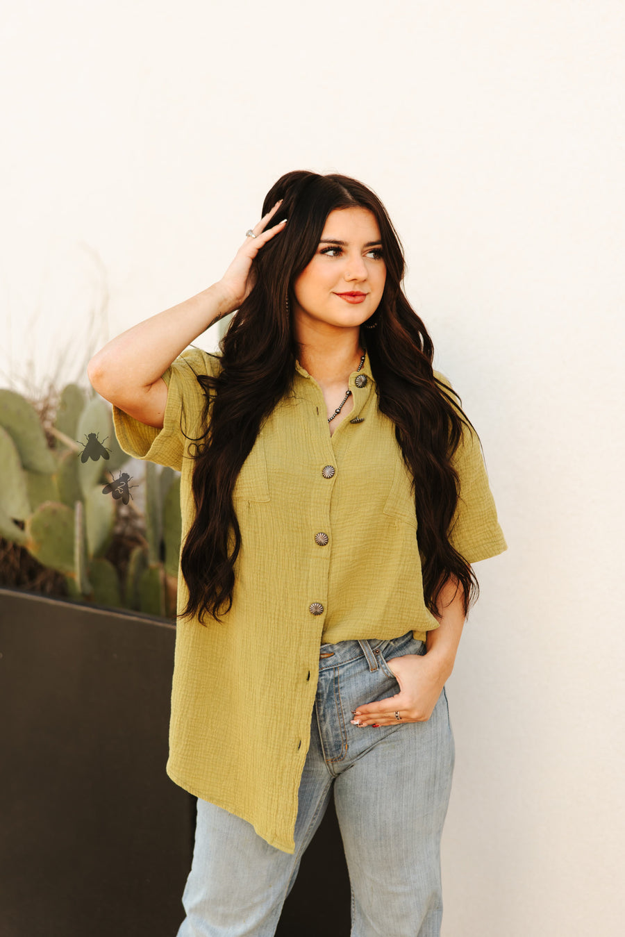 Rodeo Grounds Button Up (Verde)