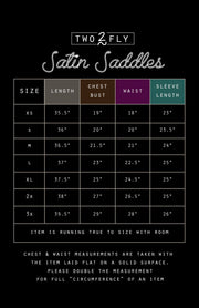 Satin Saddles Button Up