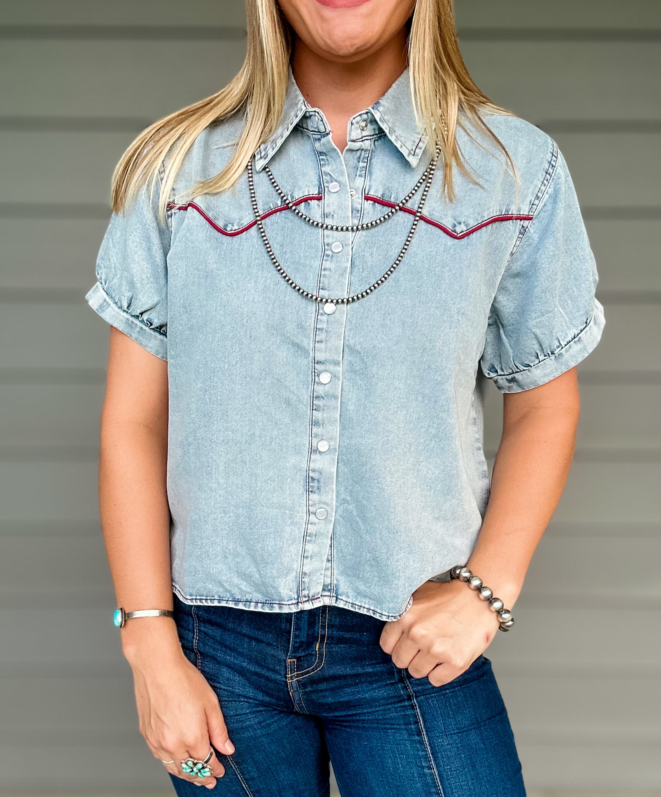 Durango Denim Top