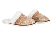 Cowhide Slippers (Brown)