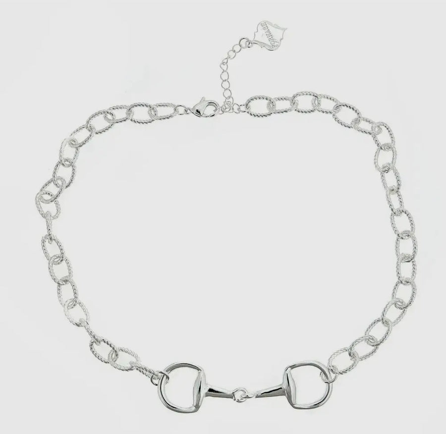 Chunky Silver Bit Necklace