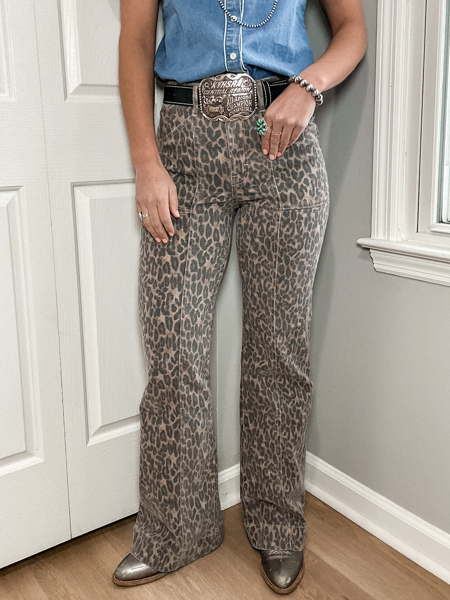 Logan Leopard Jeans (Hidden Jeans)