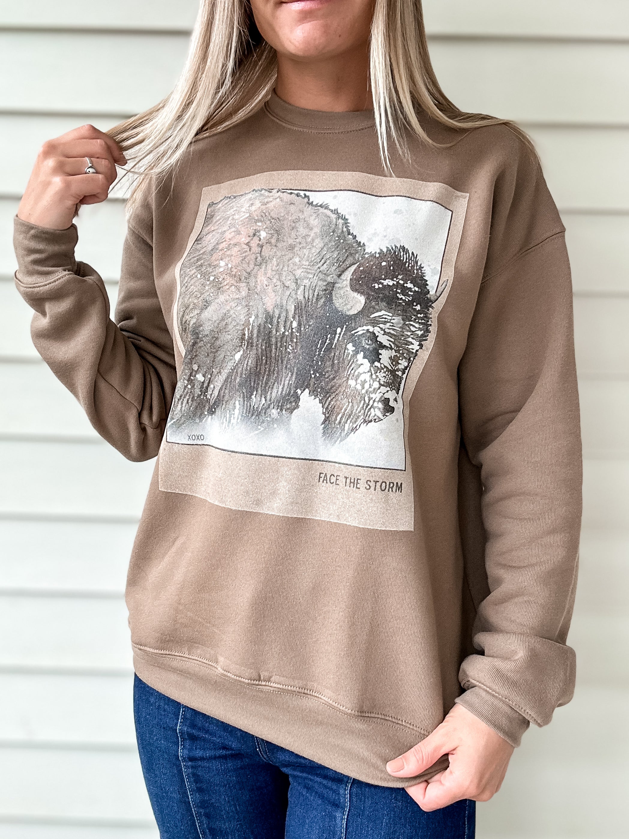 Face The Storm Crewneck Sweatshirt