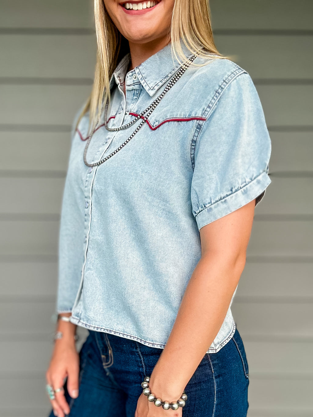 Durango Denim Top