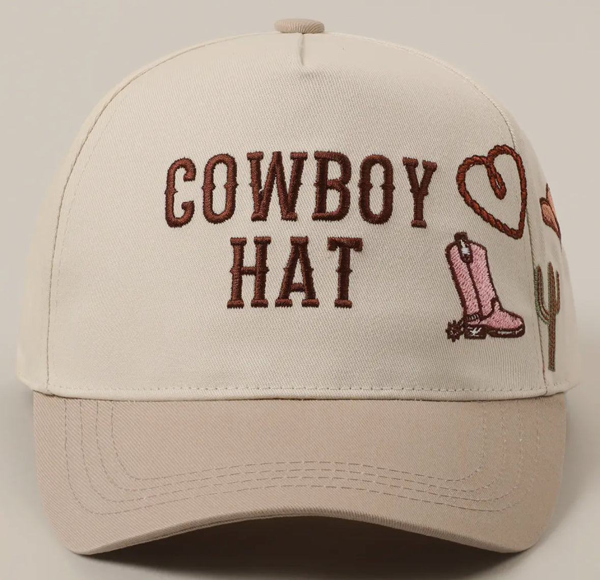 Cowboy Hat Charm Trucker Hat