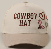 Cowboy Hat Charm Trucker Hat