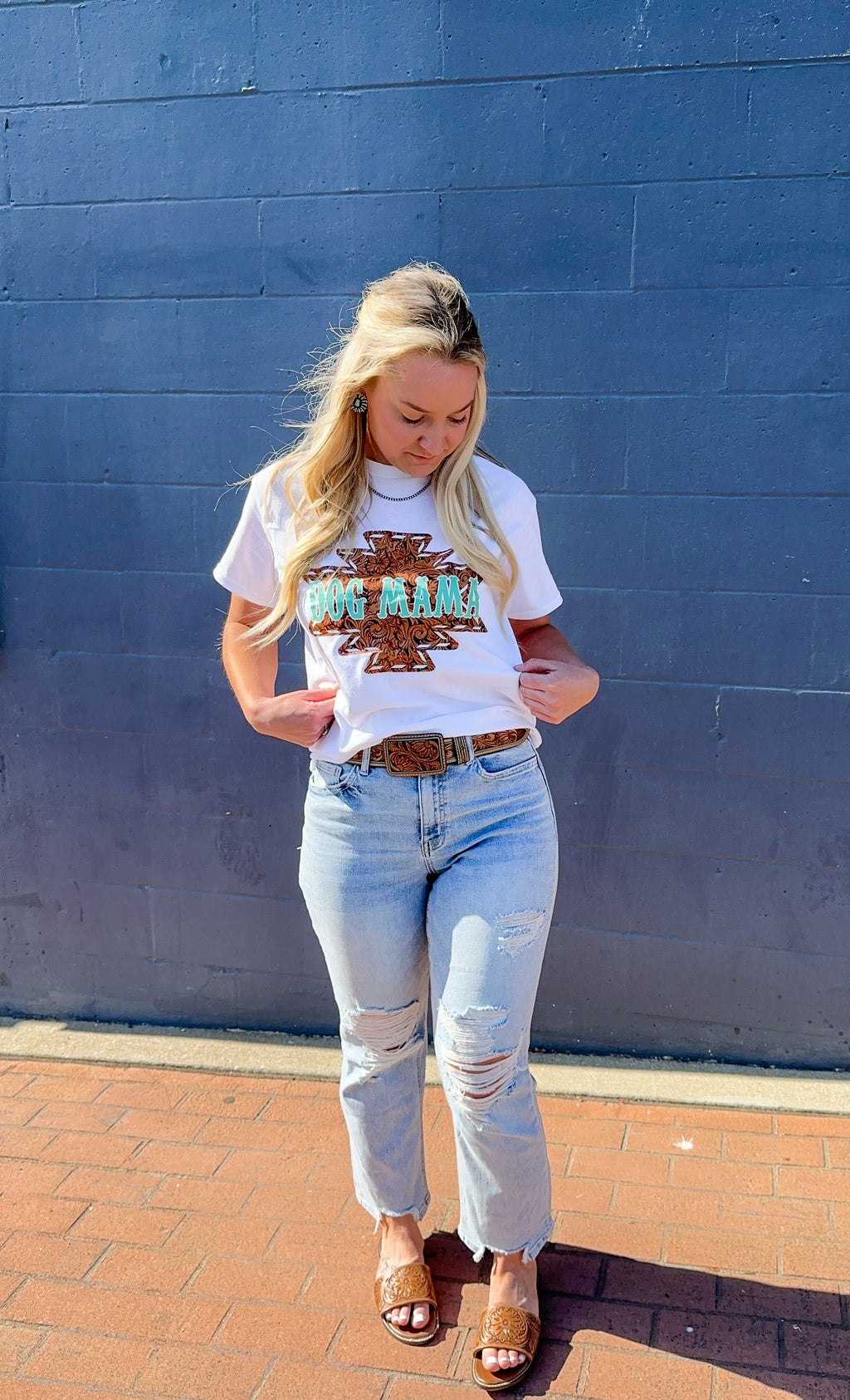Dog Mama Western Tee