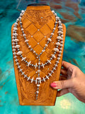 One Time Pieces – Freshwater Pearl Rondelle & Sterling Silver Necklaces