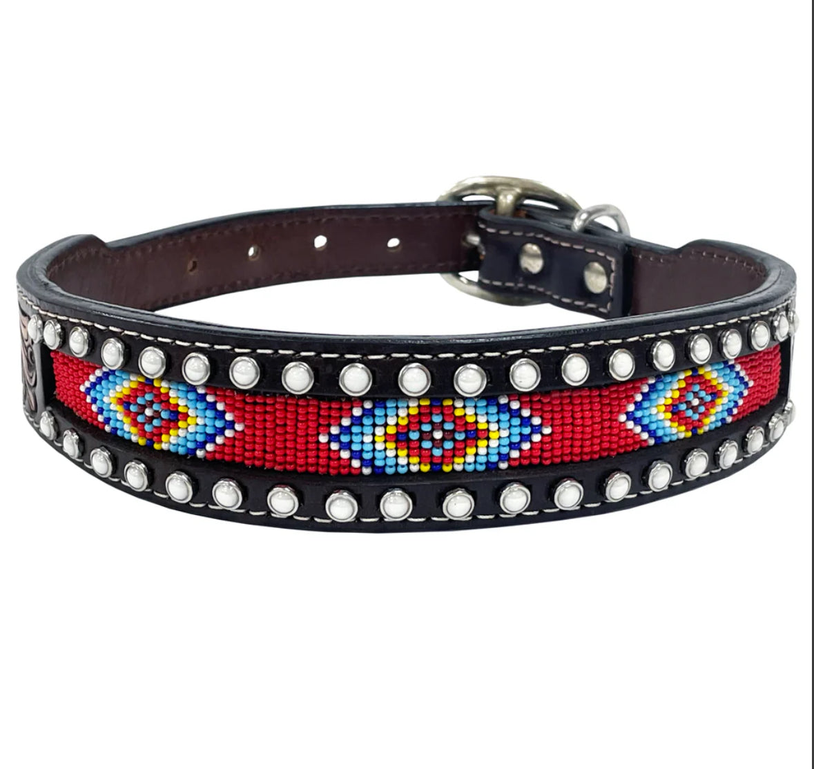 Premium Roger Red Dog Collar
