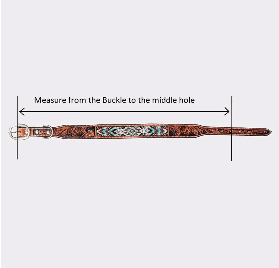 Premium Sunshine Flowers Western Dog Collar