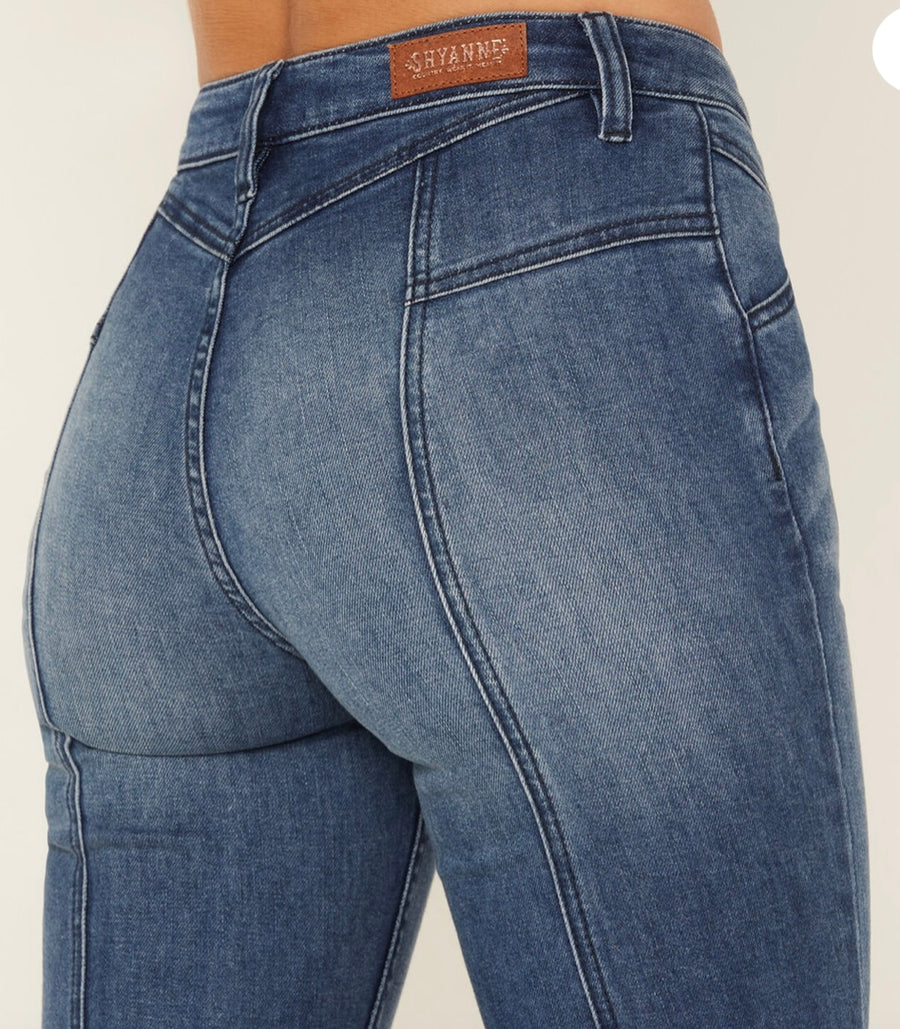 Shyanne Eden stretch flare jeans