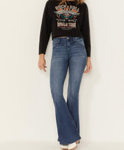 Shyanne Eden stretch flare jeans