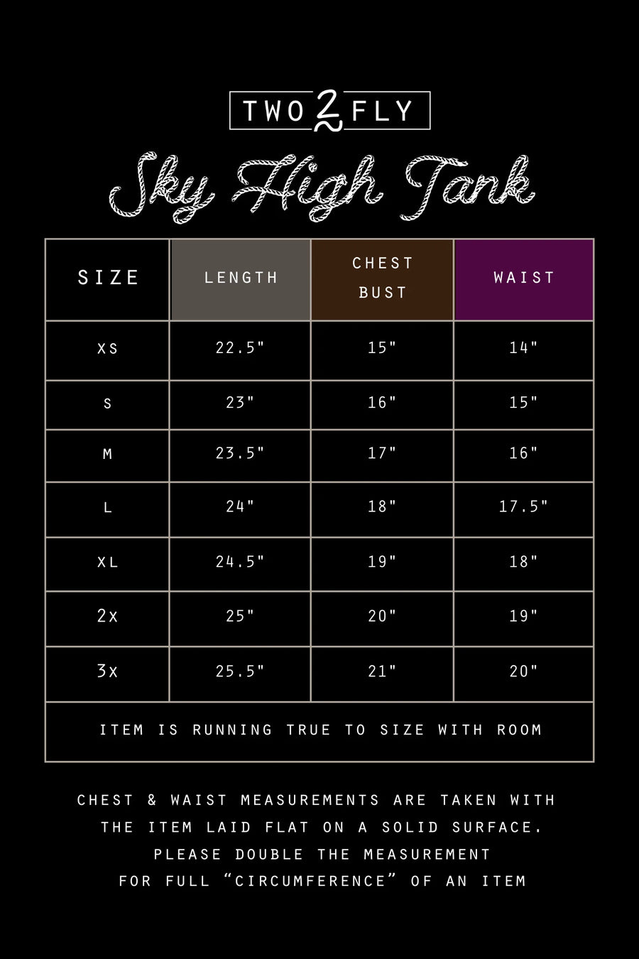 Sky High Tank