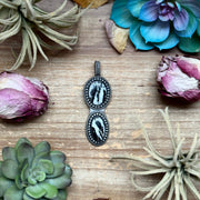 White Buffalo Pendant – Sterling Silver – Fits Up To 8 mm Pearls – Made by The Bijoux FAB