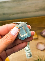 Sterling Silver Dangle Earrings – Native Made by L. Tahe