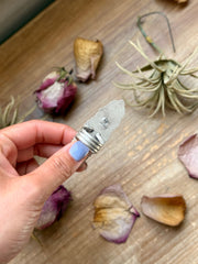 Sterling Silver Orange Spiny Oyster Crawler Ring – Size 8.5 – Artist Shay Pfeiffer