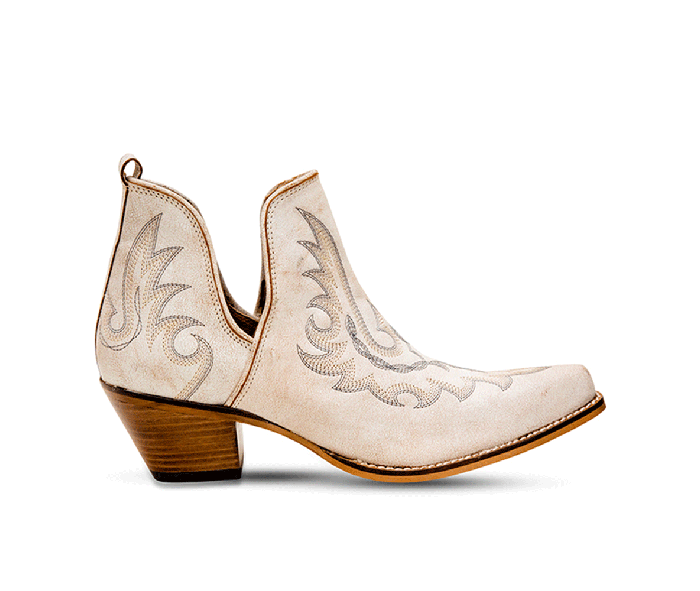 Dusty Pearl Cowgirl Booties
