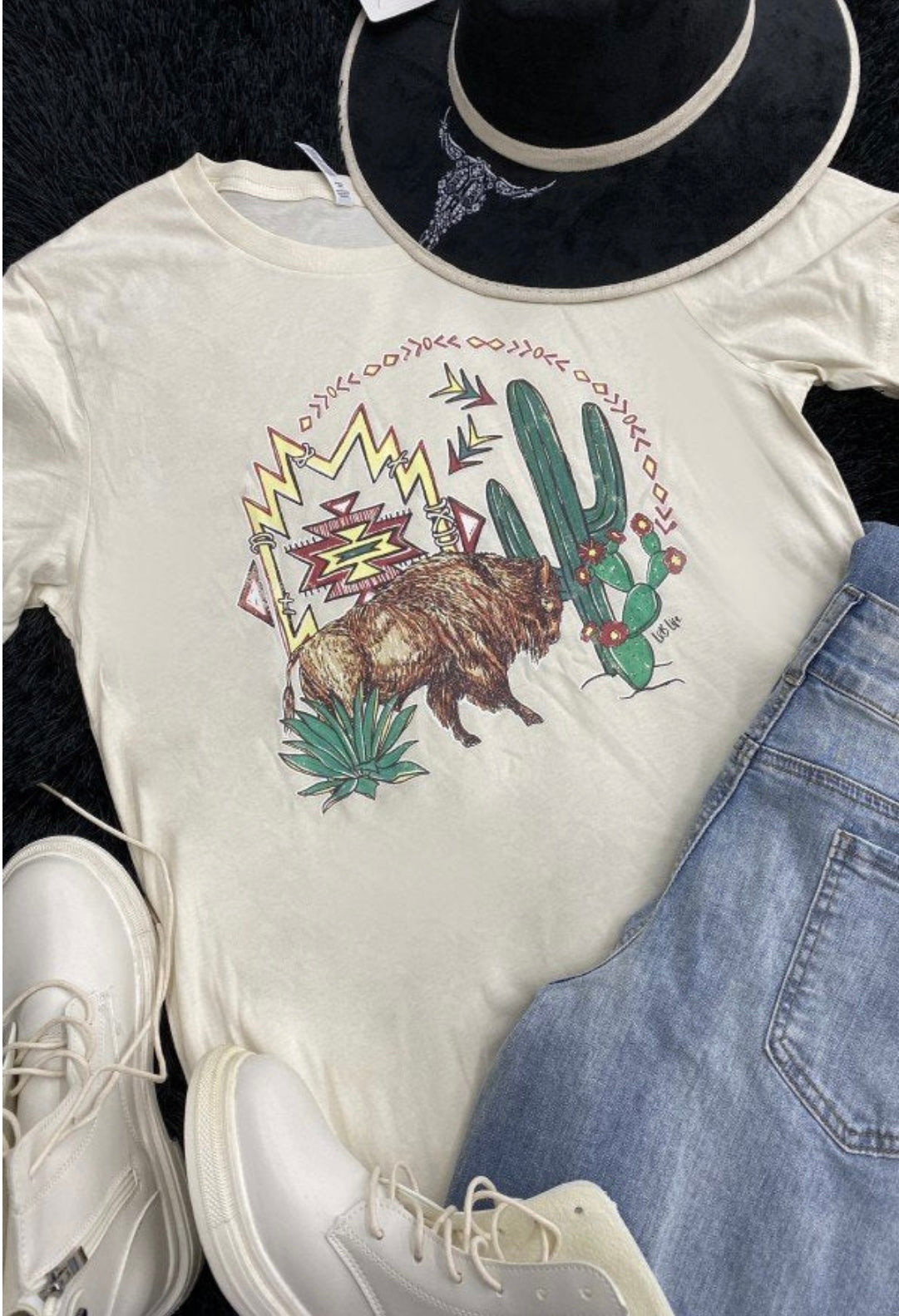 Buffalo Aztec Tee