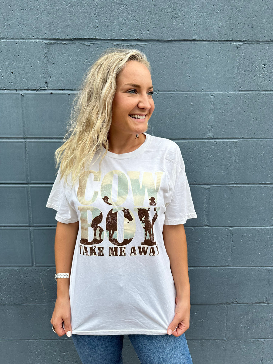 Cowboy Take Me Away tee