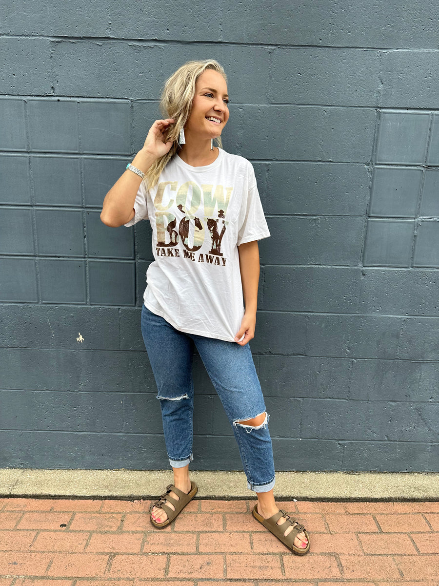 Cowboy Take Me Away tee