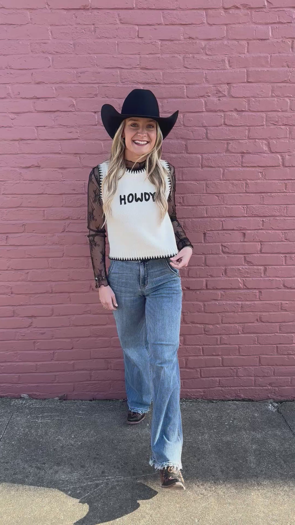Howdy Knit Pullover Sweater