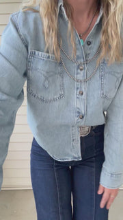 Bootstitch Pocket Denim Button Down