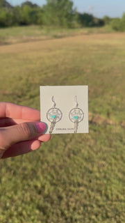 Navajo Handmade Dream Catcher Earrings