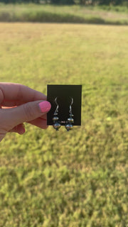 3 Navajo Pearl Dangle Earrings