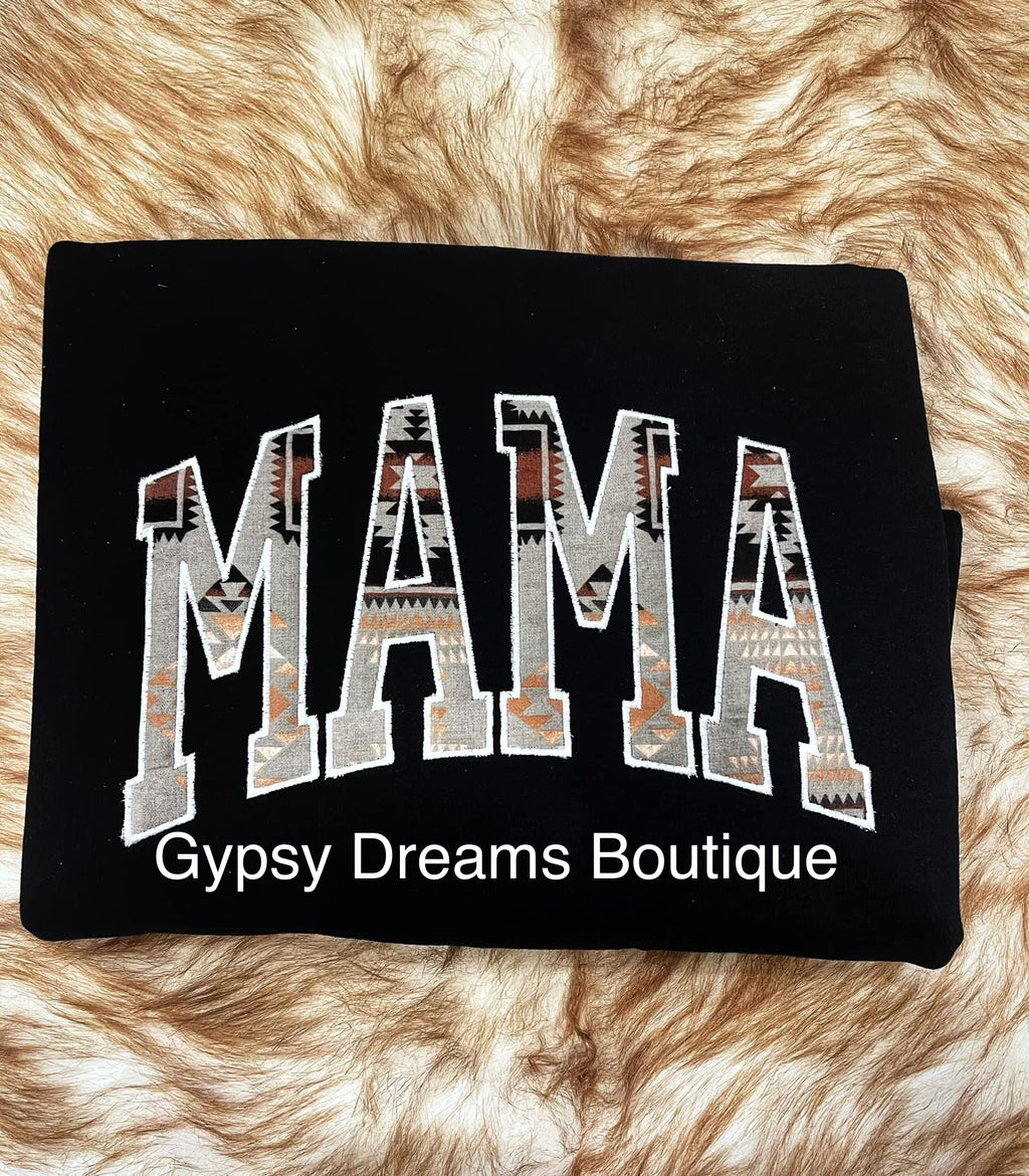 MAMA Pendleton Embroidered Sweatshirt
